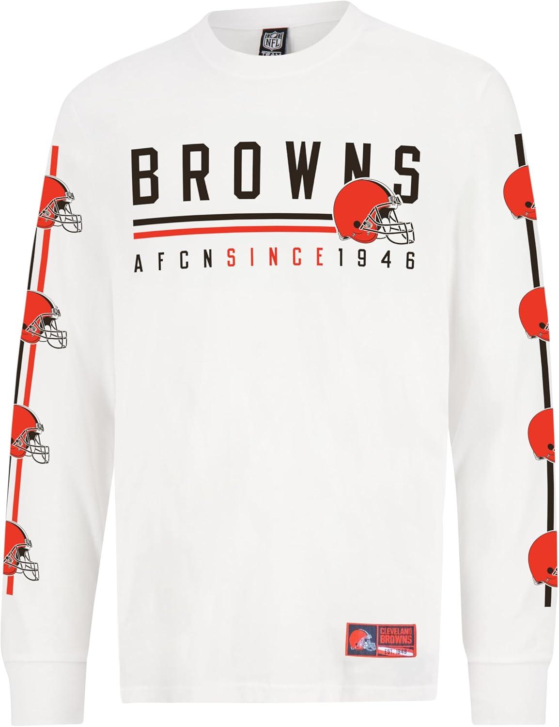imageUltra Game Mens NFL Official Super Soft Supreme Long Sleeve TShirtWhite Updated