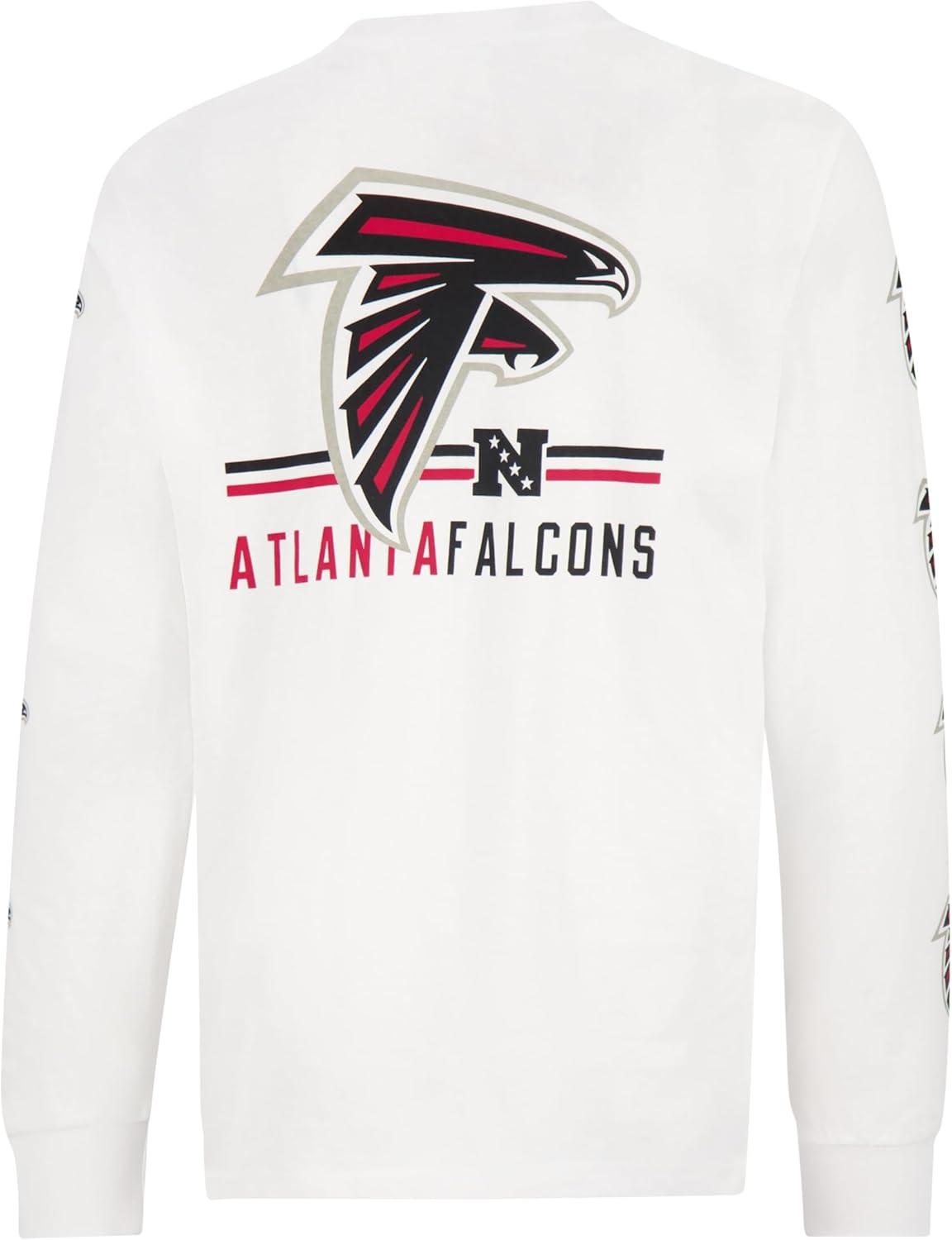 imageUltra Game Mens NFL Official Super Soft Supreme Long Sleeve TShirtWhite Updated