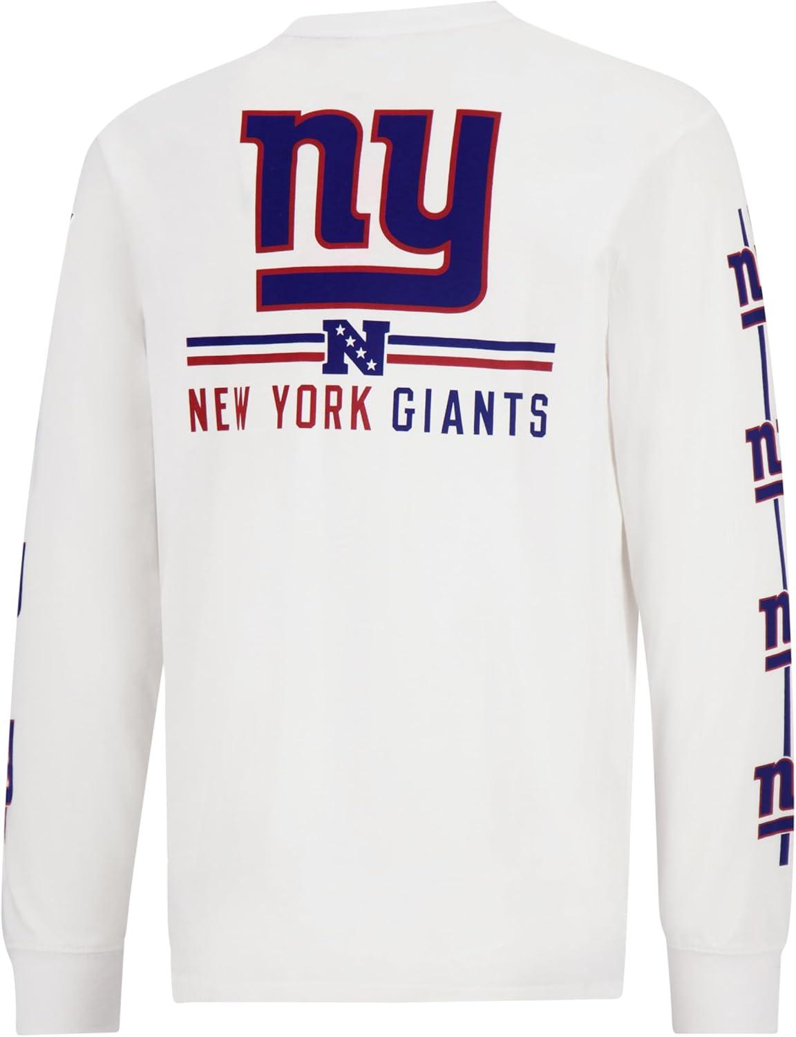 imageUltra Game Mens NFL Official Super Soft Supreme Long Sleeve TShirtWhite Updated