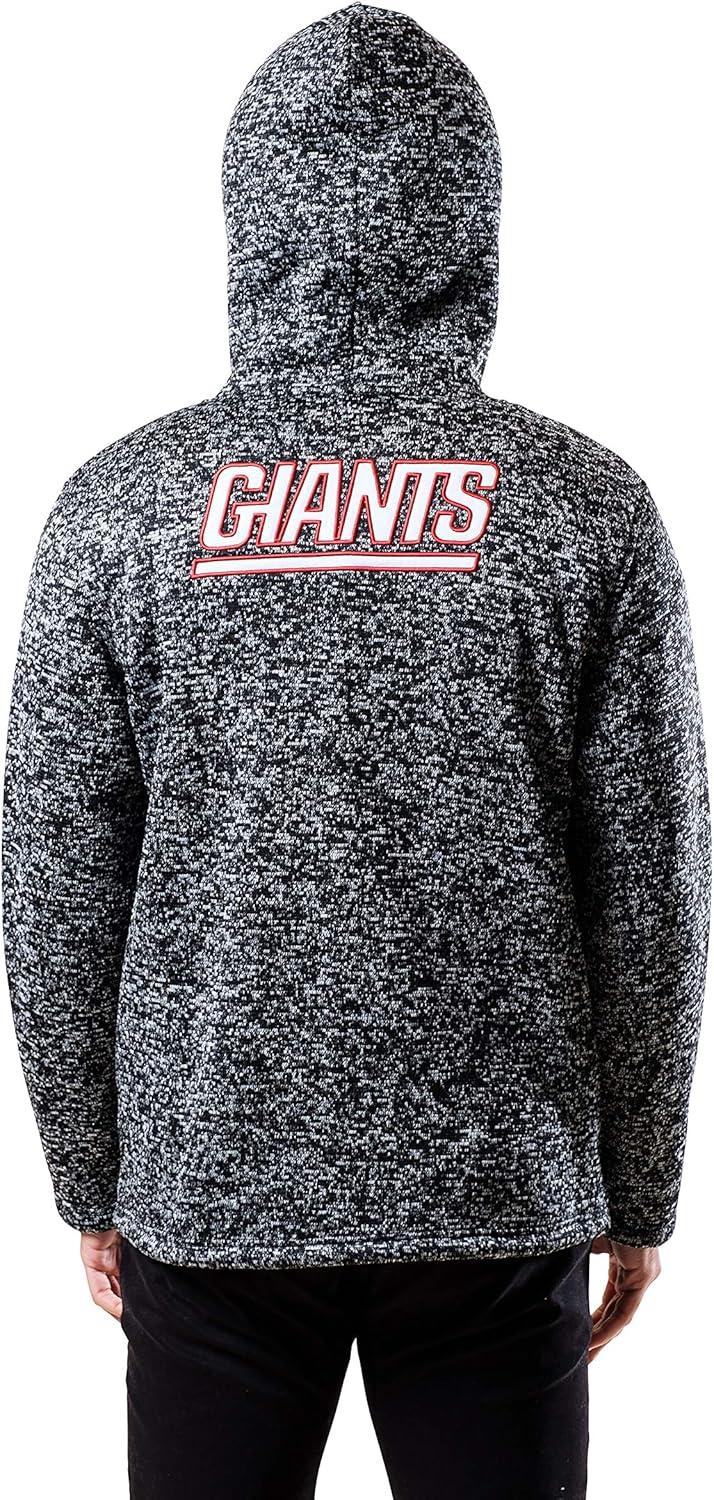 imageUltra Game Mens NFL Official Ultimate Full Zip Varsity Hoodie Sweatshirt JacketNew England Patriots