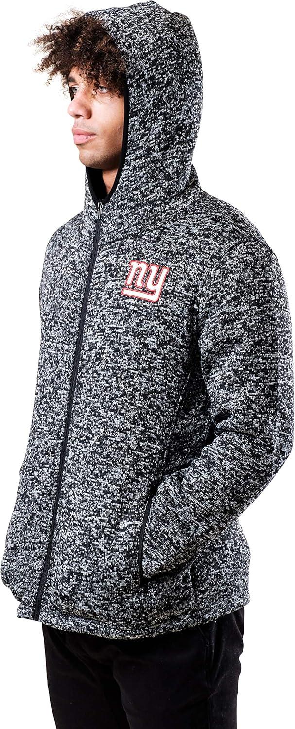 imageUltra Game Mens NFL Official Ultimate Full Zip Varsity Hoodie Sweatshirt JacketNew England Patriots