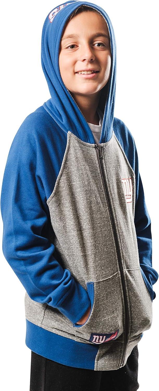 imageUltra Game NFL boys Fleece Raglan Hoodie for BoysTeam Color