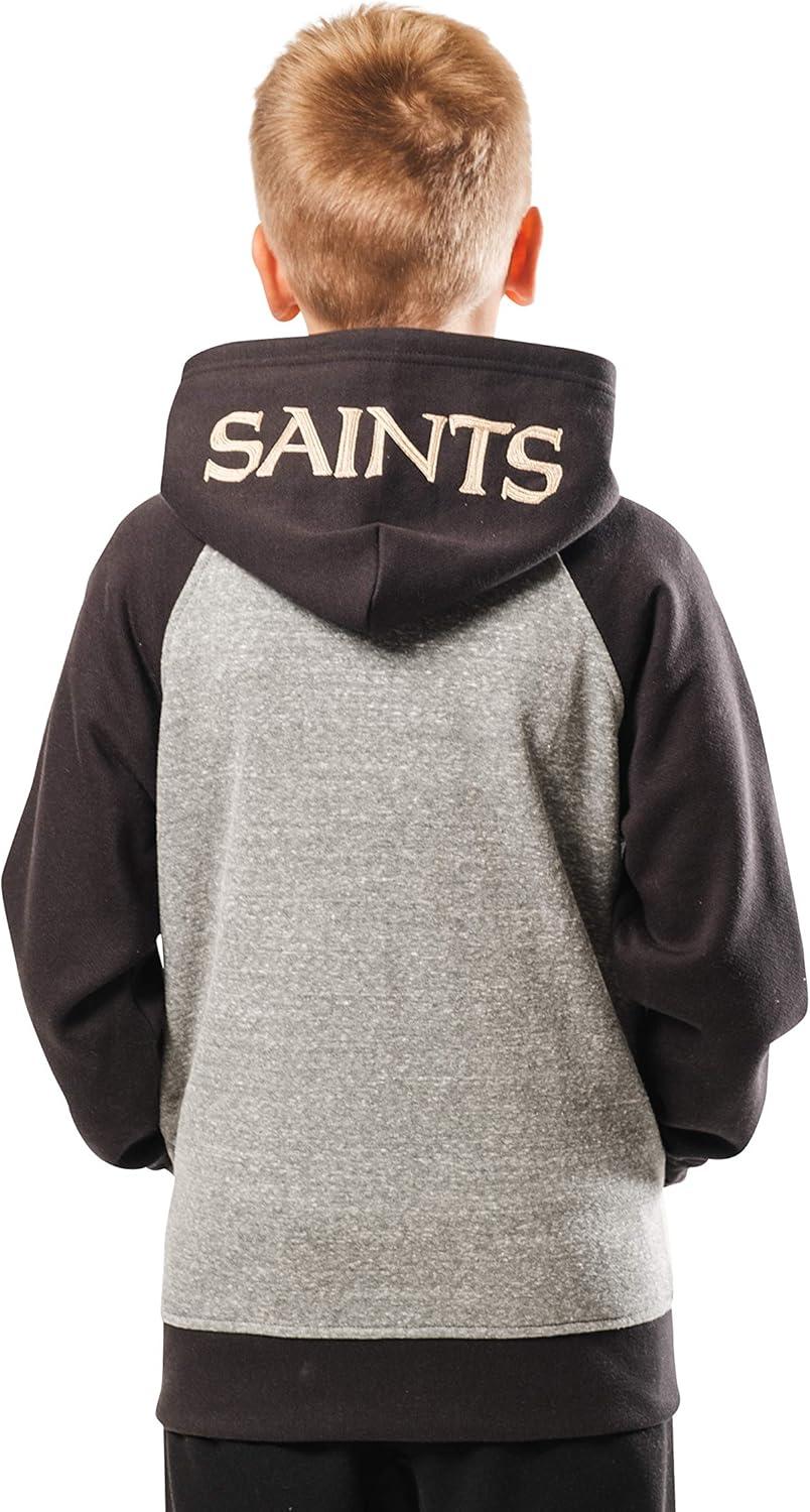 imageUltra Game NFL boys Fleece Raglan Hoodie for BoysTeam Color