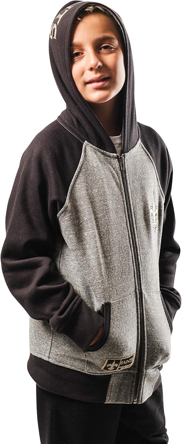 imageUltra Game NFL boys Fleece Raglan Hoodie for BoysTeam Color