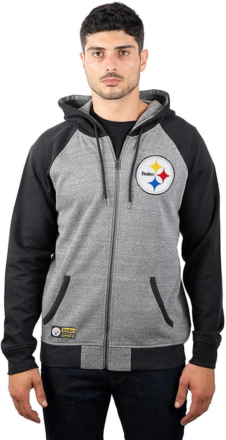 imageUltra Game NFL mens Nfl Official Supreme Satin JacketHeather Gray
