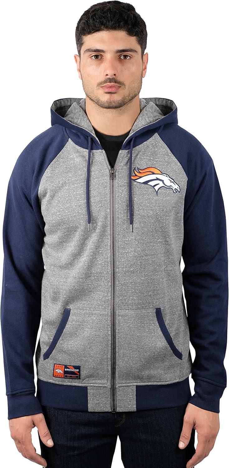 imageUltra Game NFL mens Nfl Official Supreme Satin JacketHeather Gray