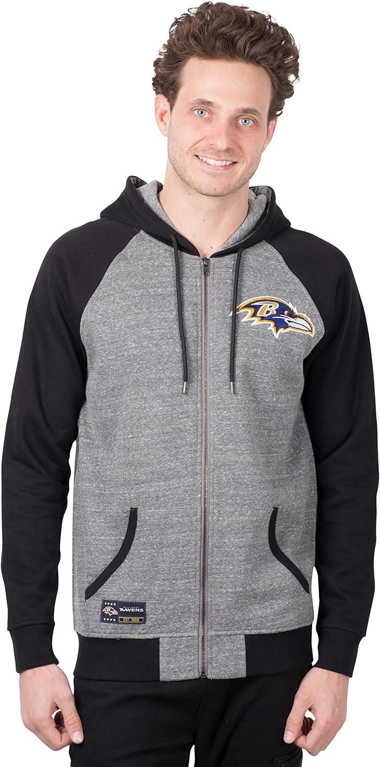 imageUltra Game NFL mens Nfl Official Supreme Satin JacketHeather Gray