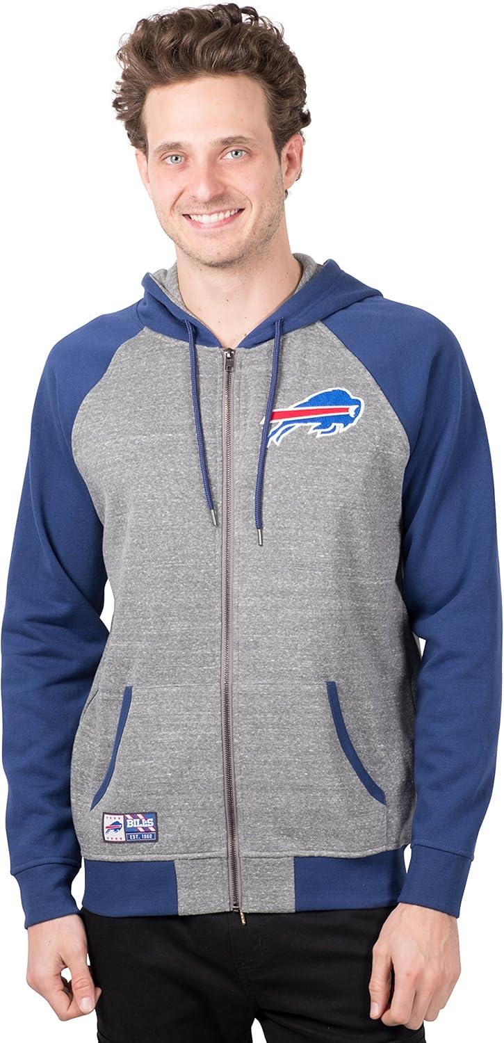 imageUltra Game NFL mens Nfl Official Supreme Satin JacketHeather Gray