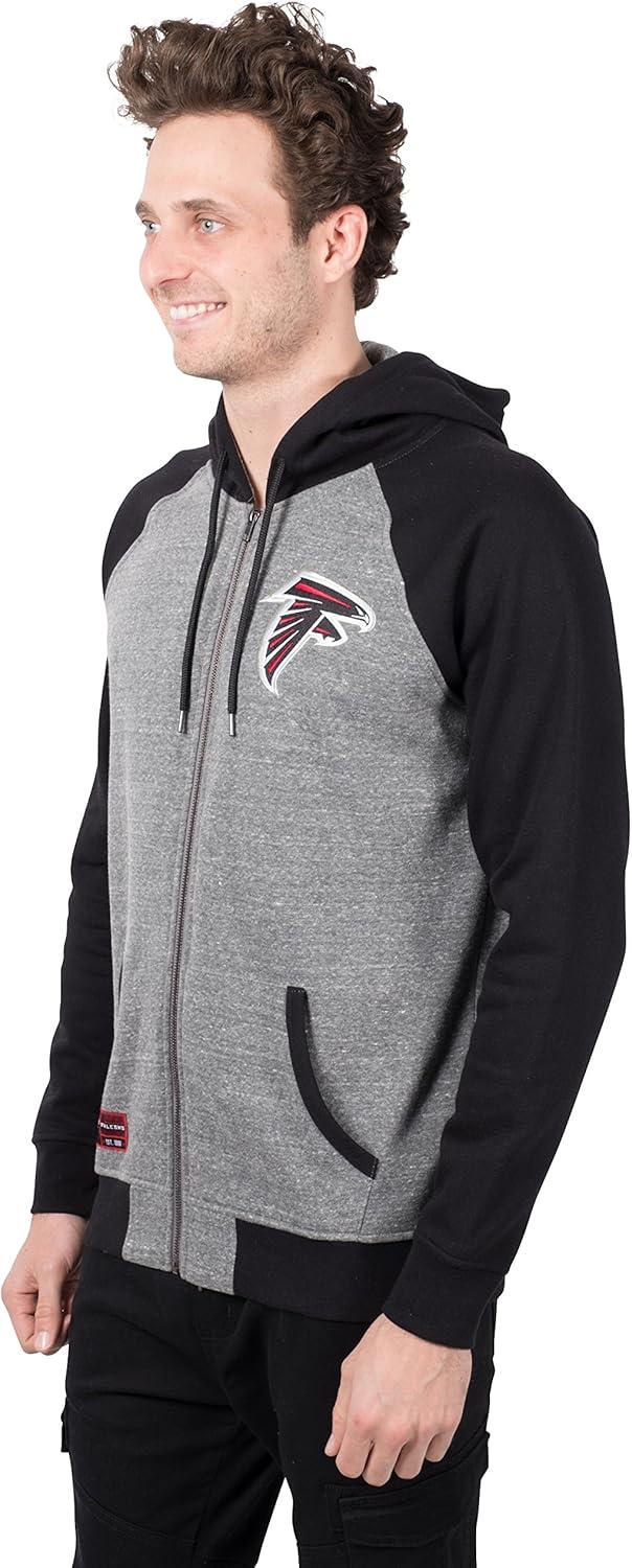 imageUltra Game NFL mens Nfl Official Supreme Satin JacketHeather Gray