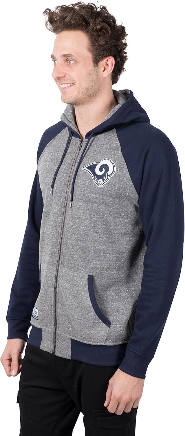 imageUltra Game NFL mens Nfl Official Supreme Satin JacketHeather Gray