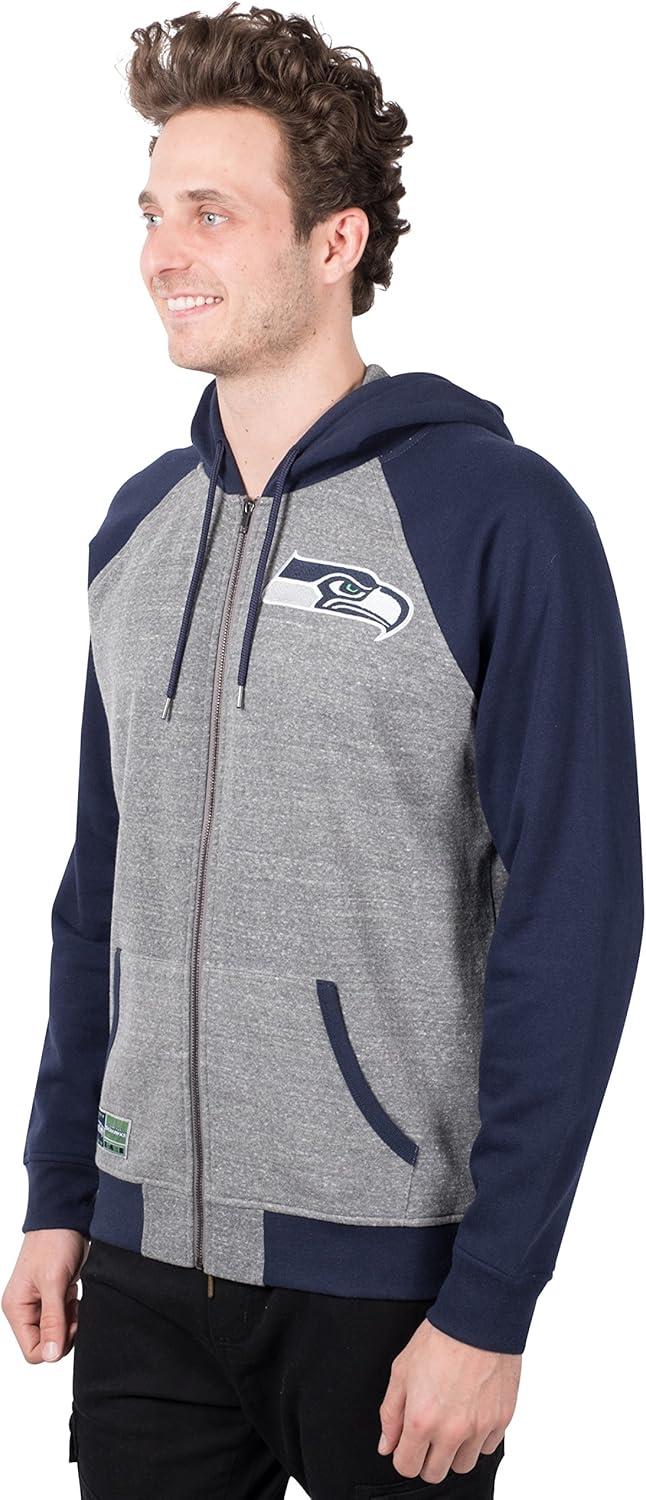 imageUltra Game NFL mens Nfl Official Supreme Satin JacketHeather Gray