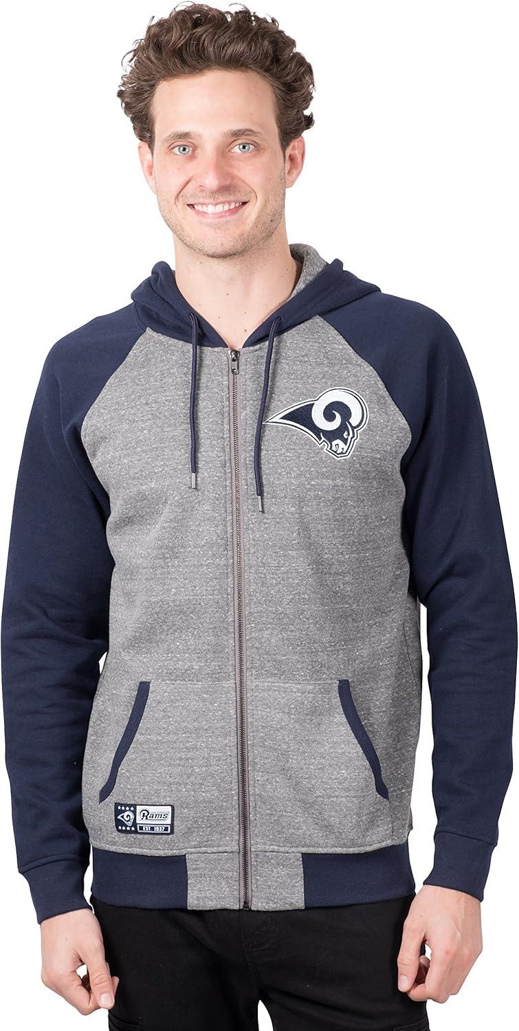 imageUltra Game NFL mens Nfl Official Supreme Satin JacketHeather Gray