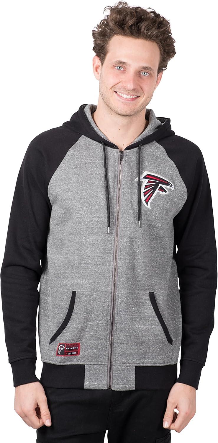 imageUltra Game NFL mens Nfl Official Supreme Satin JacketHeather Gray