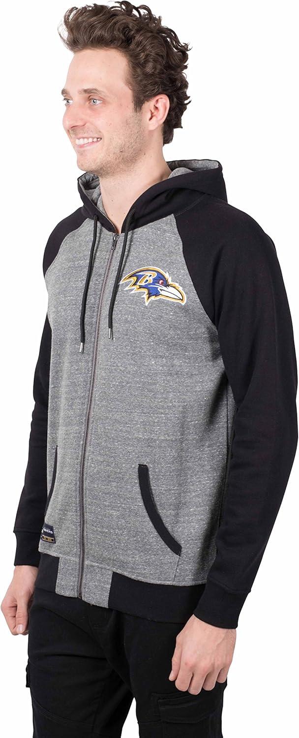 imageUltra Game NFL mens Nfl Official Supreme Satin JacketHeather Gray