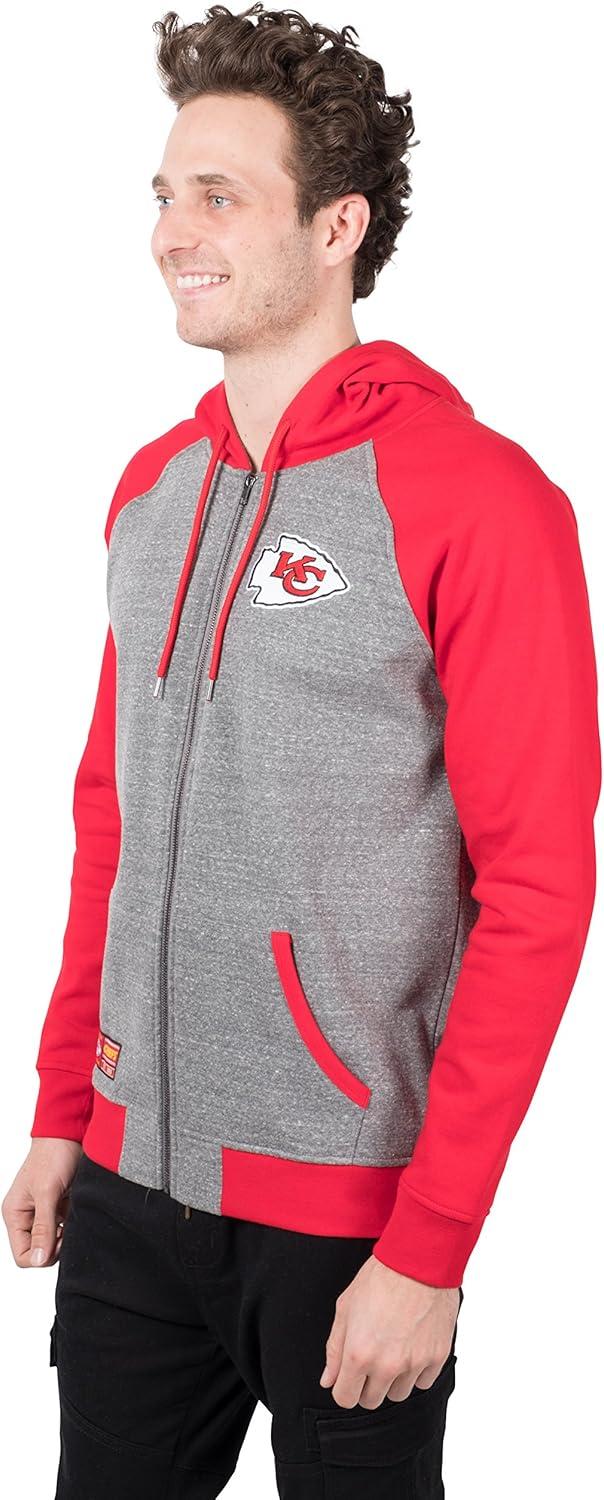 imageUltra Game NFL mens Nfl Official Supreme Satin JacketHeather Gray