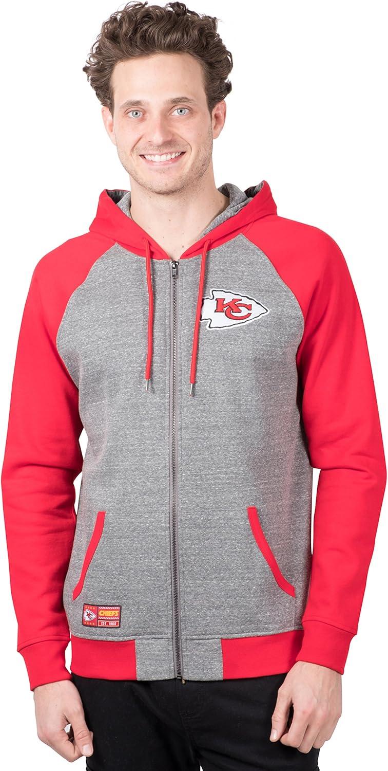 imageUltra Game NFL mens Nfl Official Supreme Satin JacketHeather Gray