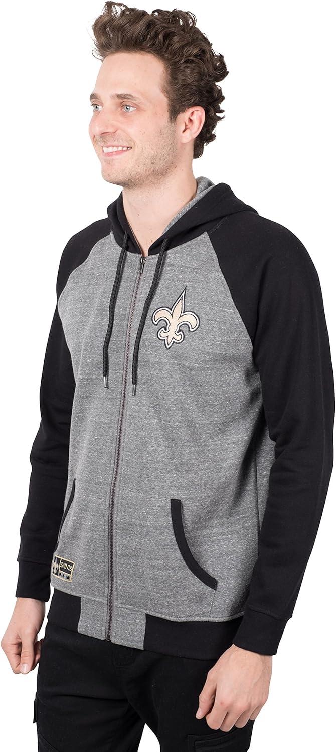 imageUltra Game NFL mens Nfl Official Supreme Satin JacketHeather Gray