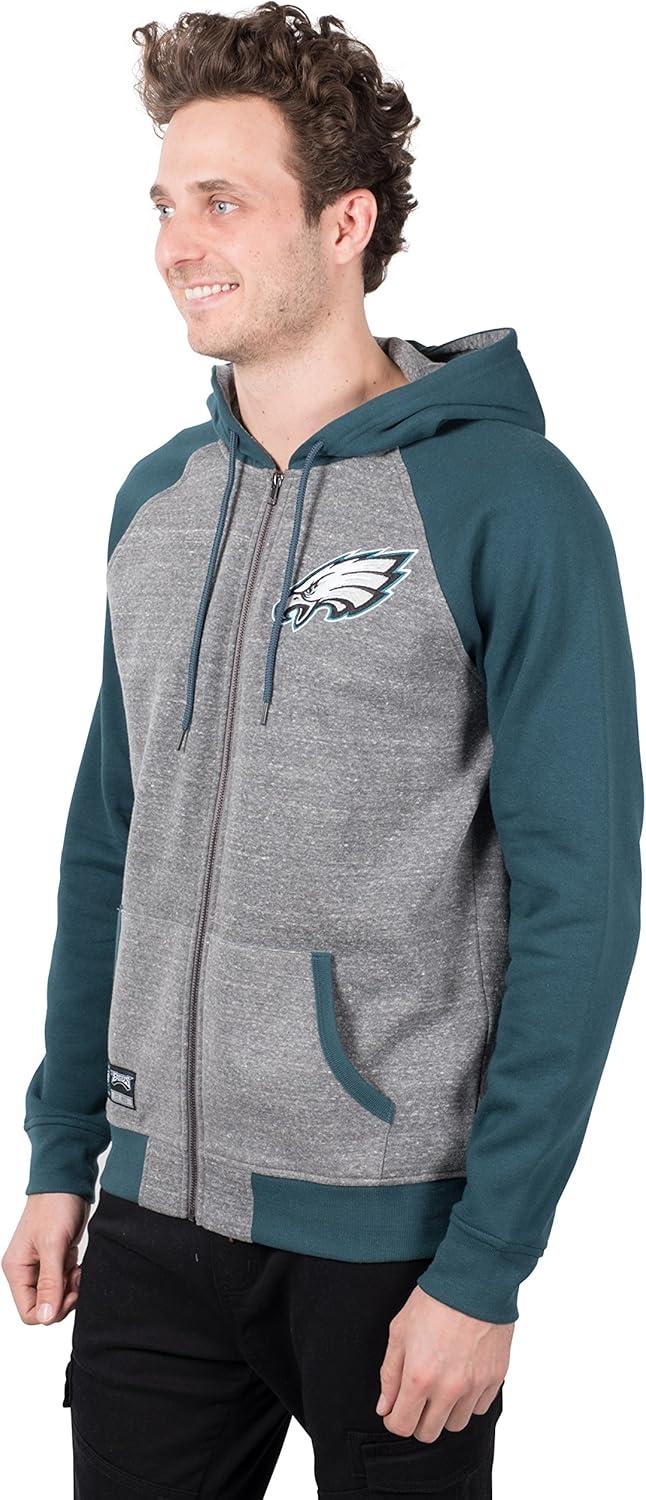 imageUltra Game NFL mens Nfl Official Supreme Satin JacketHeather Gray