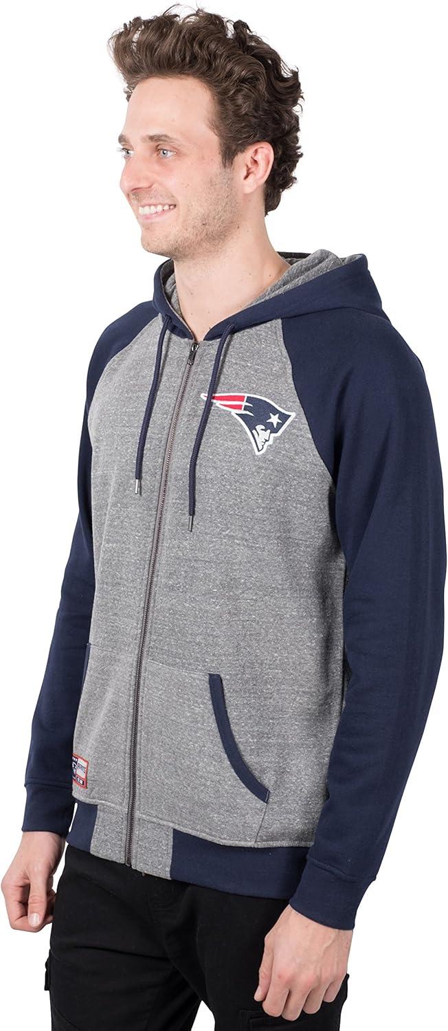 imageUltra Game NFL mens Nfl Official Supreme Satin JacketHeather Gray