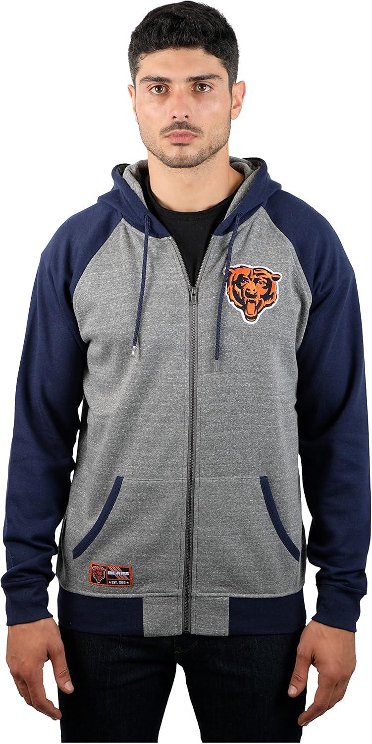 imageUltra Game NFL mens Nfl Official Supreme Satin JacketHeather Gray