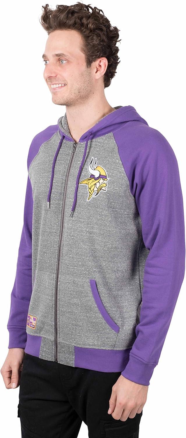 imageUltra Game NFL mens Nfl Official Supreme Satin JacketHeather Gray