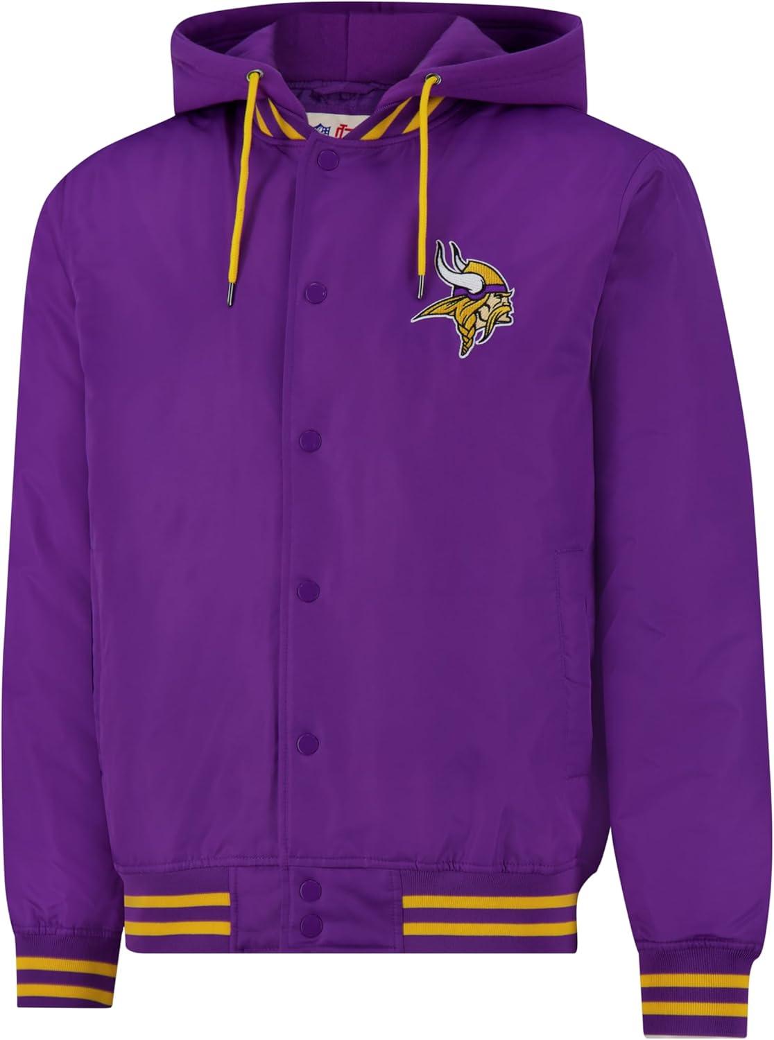 imageUltra Game NFL mens Nfl Official Supreme Satin JacketTeam Color
