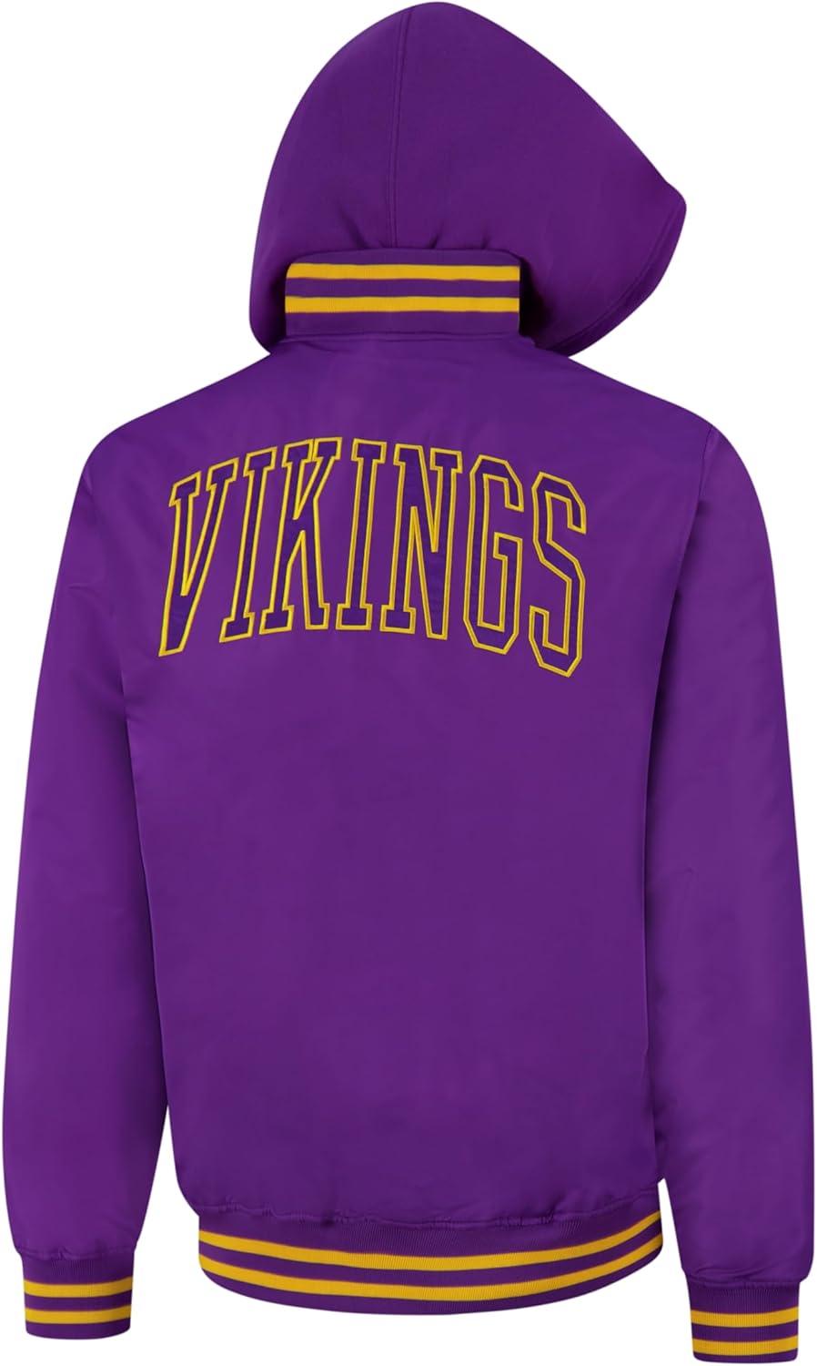 imageUltra Game NFL mens Nfl Official Supreme Satin JacketTeam Color