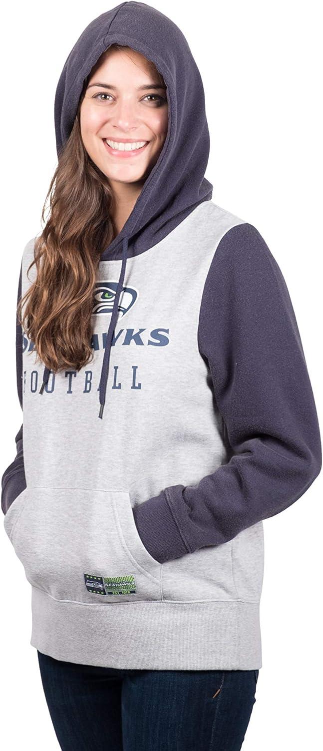 imageUltra Game Womens NFL Official Super Soft Tie Neck Hoodie SweatshirtTeam Color
