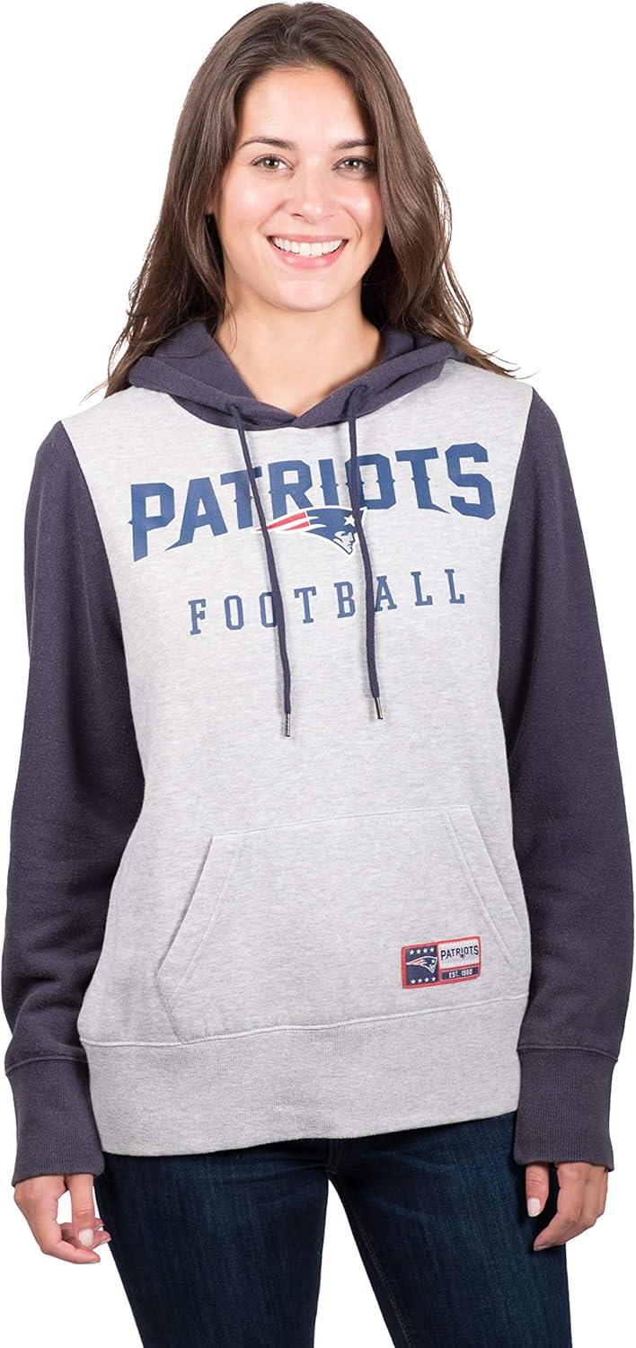 imageUltra Game Womens NFL Official Super Soft Tie Neck Hoodie SweatshirtTeam Color