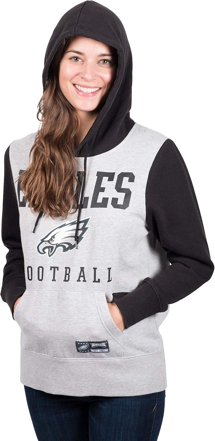 imageUltra Game Womens NFL Official Super Soft Tie Neck Hoodie SweatshirtTeam Color