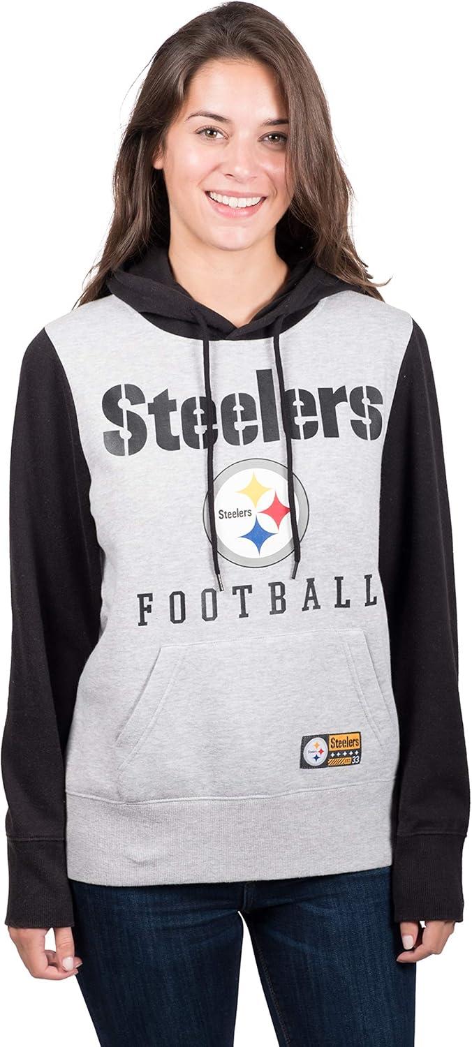 imageUltra Game Womens NFL Official Super Soft Tie Neck Hoodie SweatshirtTeam Color