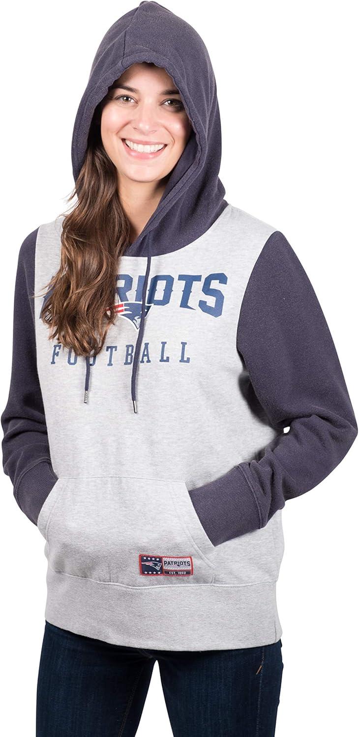 imageUltra Game Womens NFL Official Super Soft Tie Neck Hoodie SweatshirtTeam Color