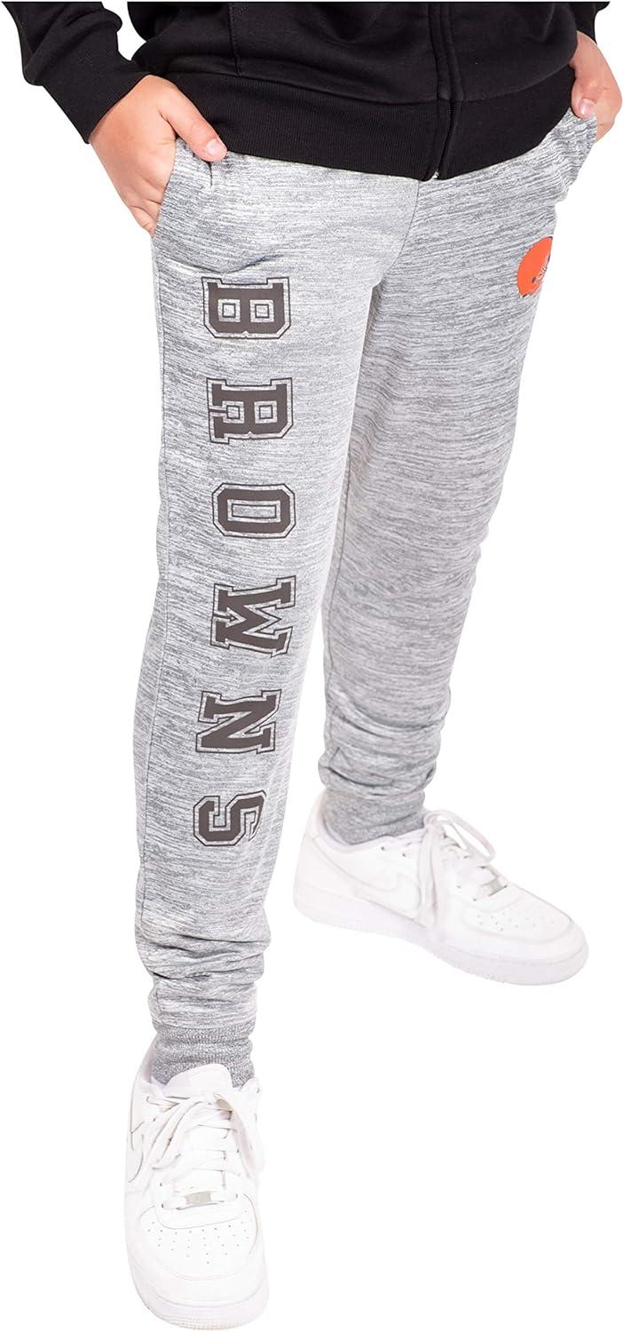 imageUltra Game Youth NFL Official Super Soft Jogger SweatpantsHeather Gray