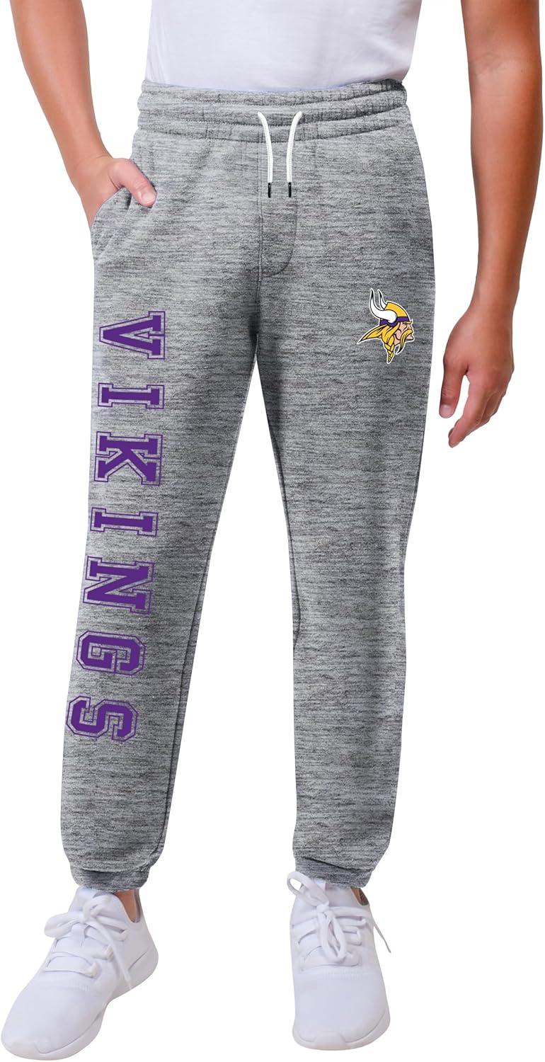 imageUltra Game Youth NFL Official Super Soft Jogger SweatpantsHeather Gray