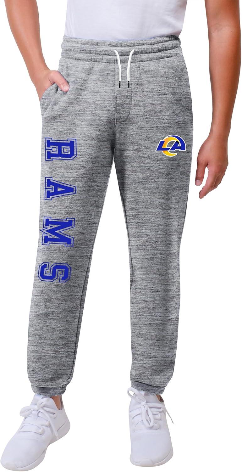imageUltra Game Youth NFL Official Super Soft Jogger SweatpantsHeather Gray