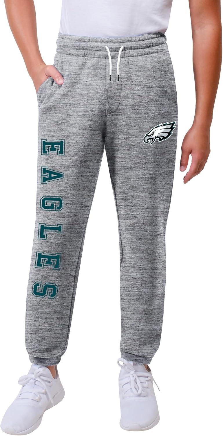 imageUltra Game Youth NFL Official Super Soft Jogger SweatpantsHeather Gray