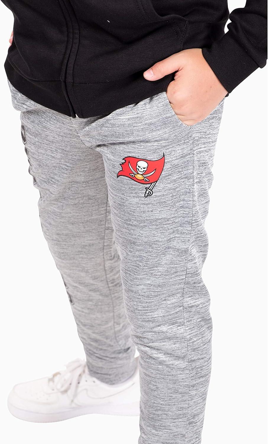 imageUltra Game Youth NFL Official Super Soft Jogger SweatpantsHeather Gray