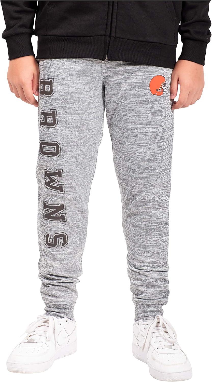imageUltra Game Youth NFL Official Super Soft Jogger SweatpantsHeather Gray