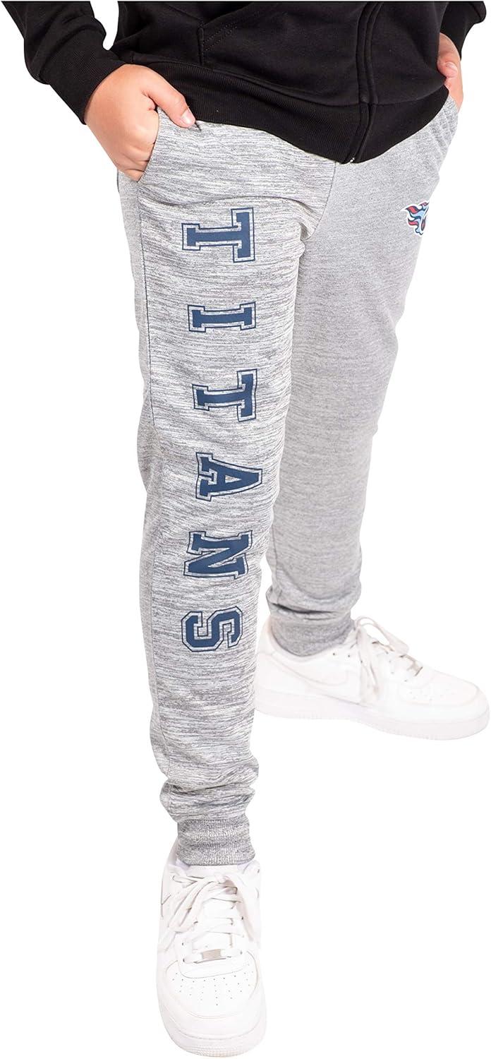 imageUltra Game Youth NFL Official Super Soft Jogger SweatpantsHeather Gray