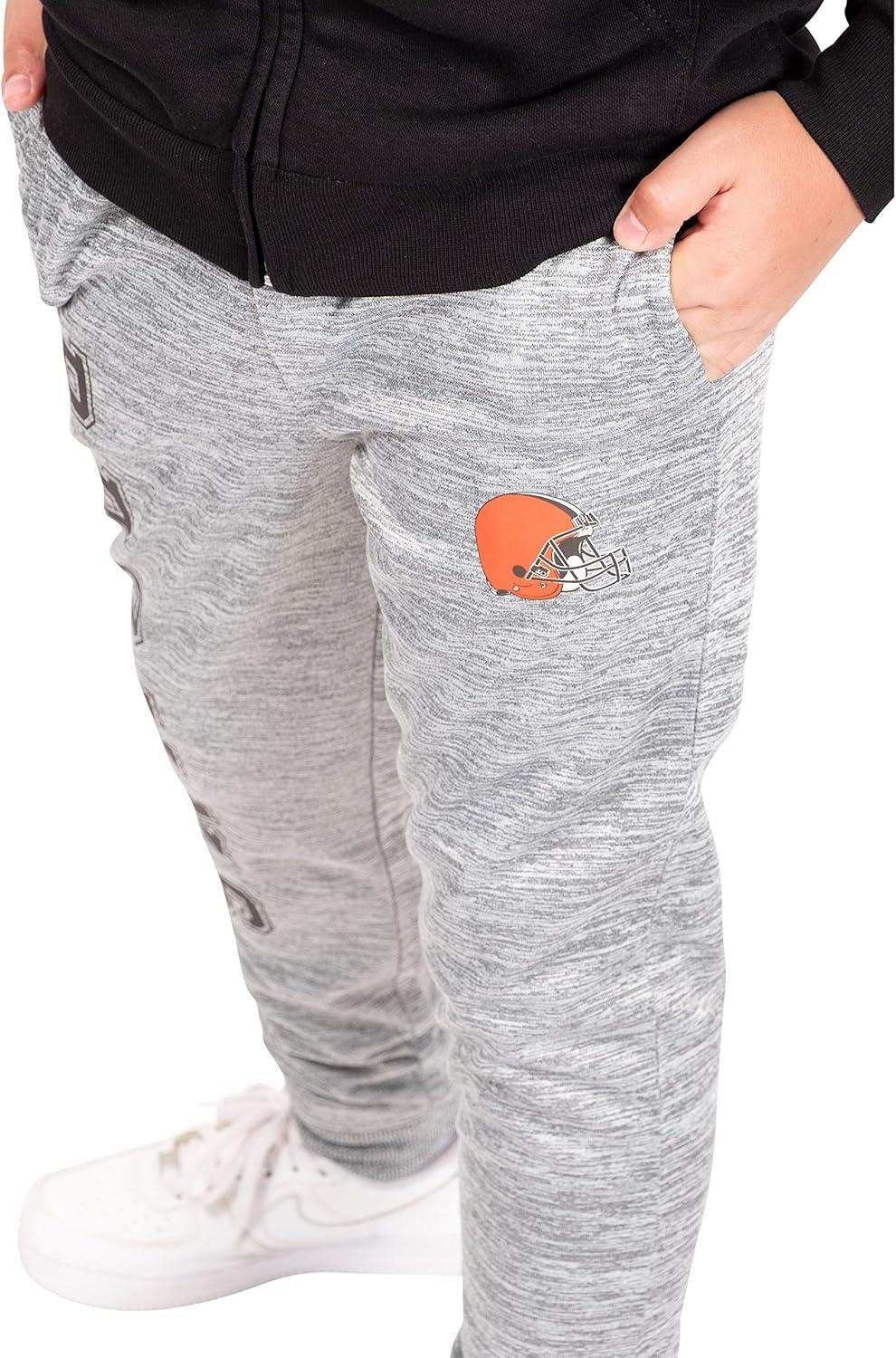 imageUltra Game Youth NFL Official Super Soft Jogger SweatpantsHeather Gray
