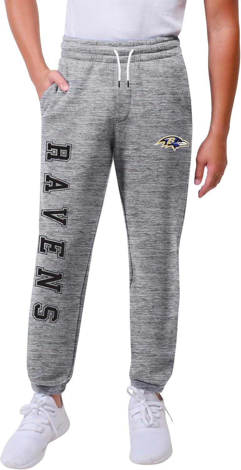 imageUltra Game Youth NFL Official Super Soft Jogger SweatpantsHeather Gray