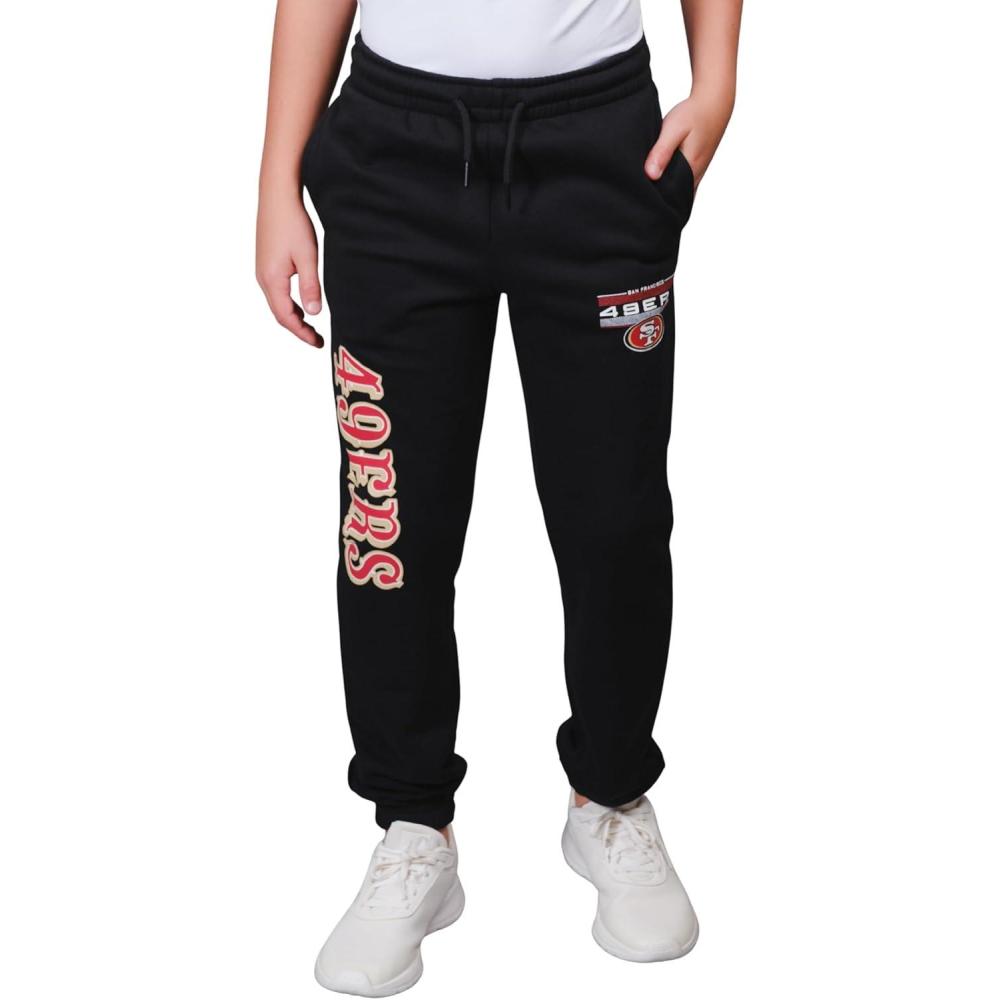 imageUltra Game Boys NFL Official Super Soft Jogger SweatpantsBlack