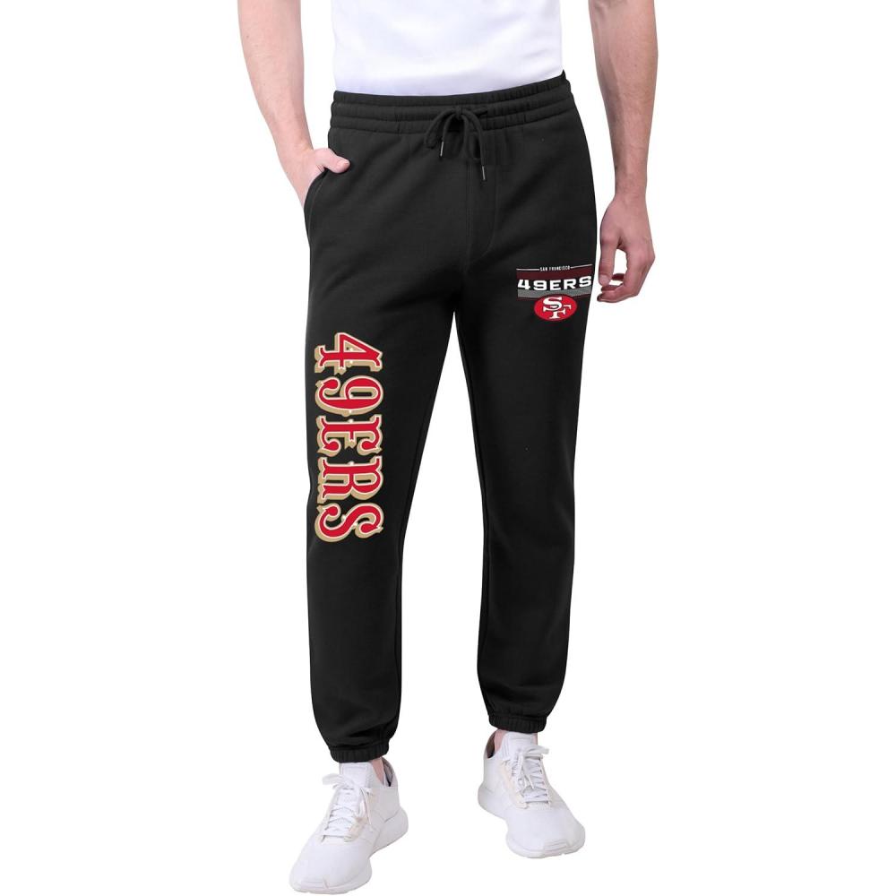 imageUltra Game Mens NFL Official Super Soft Game Day Jogger SweatpantsVintage Logo