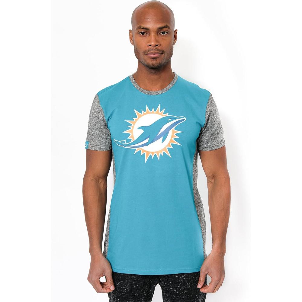 imageUltra Game NFL Mens Short Sleeve Raglan TShirtAqua