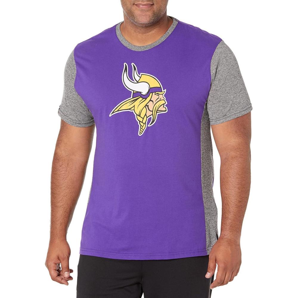 imageUltra Game NFL Mens Short Sleeve Raglan TShirtPurple