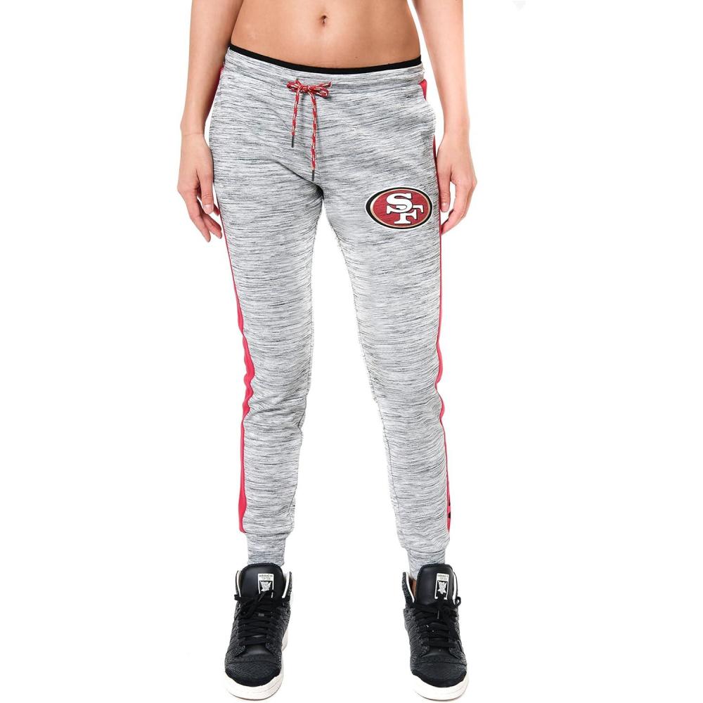 imageUltra Game NFL Womens Active NFL Basic Fleece Jogger Sweatpants for WomenGray