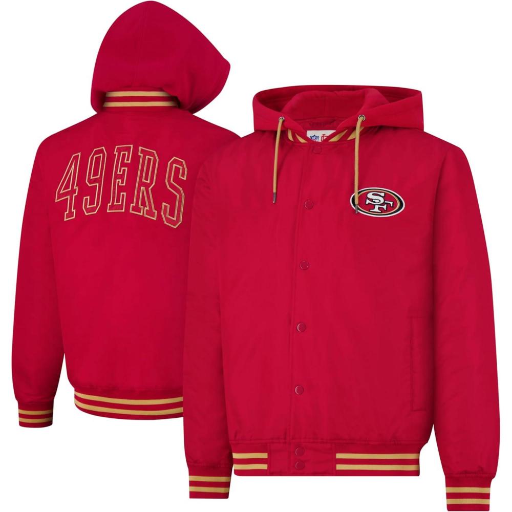 imageUltra Game NFL mens Nfl Official Supreme Satin JacketTeam Color