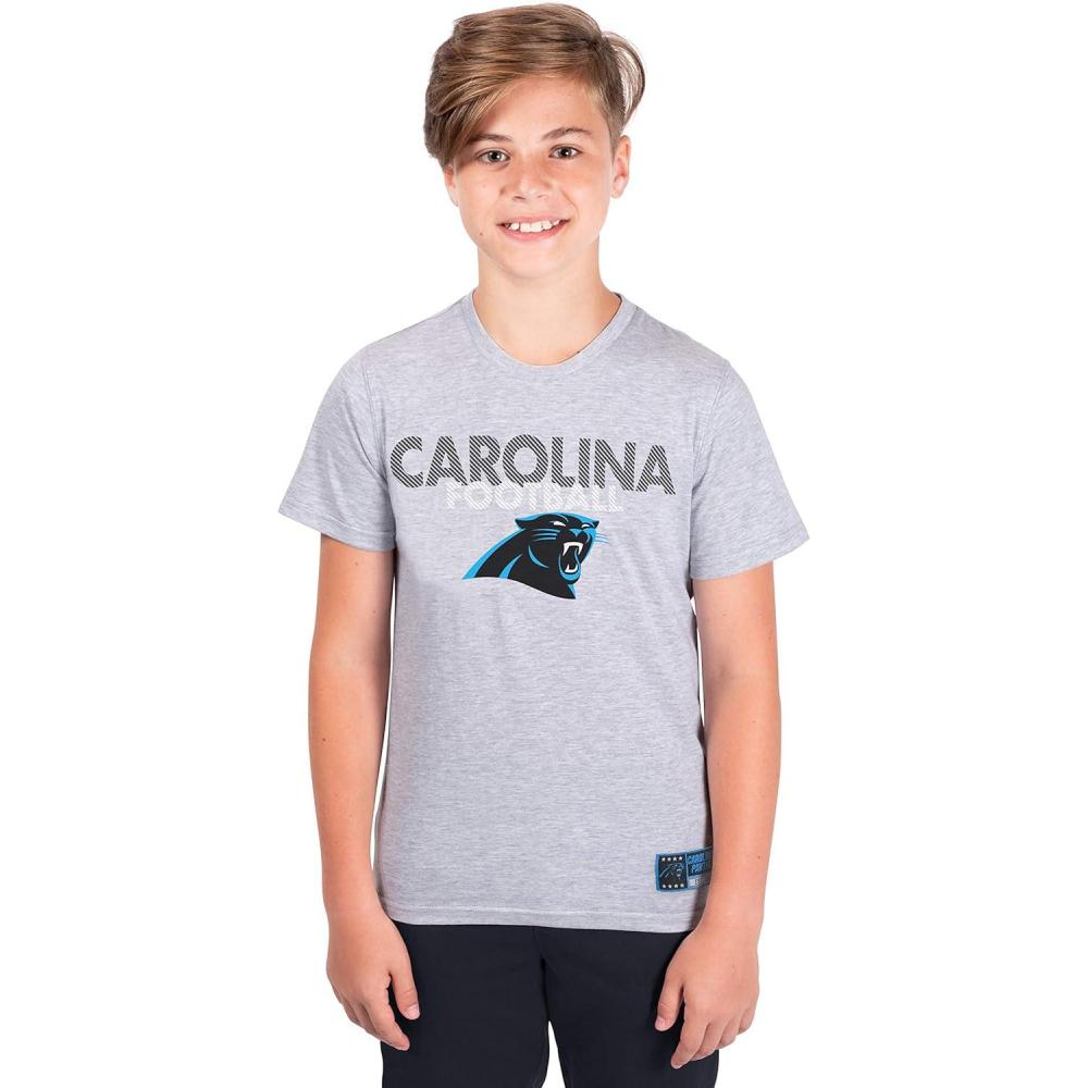 imageUltra Game Youth NFL Official Super Soft Game Day TShirtCarolina Panthers