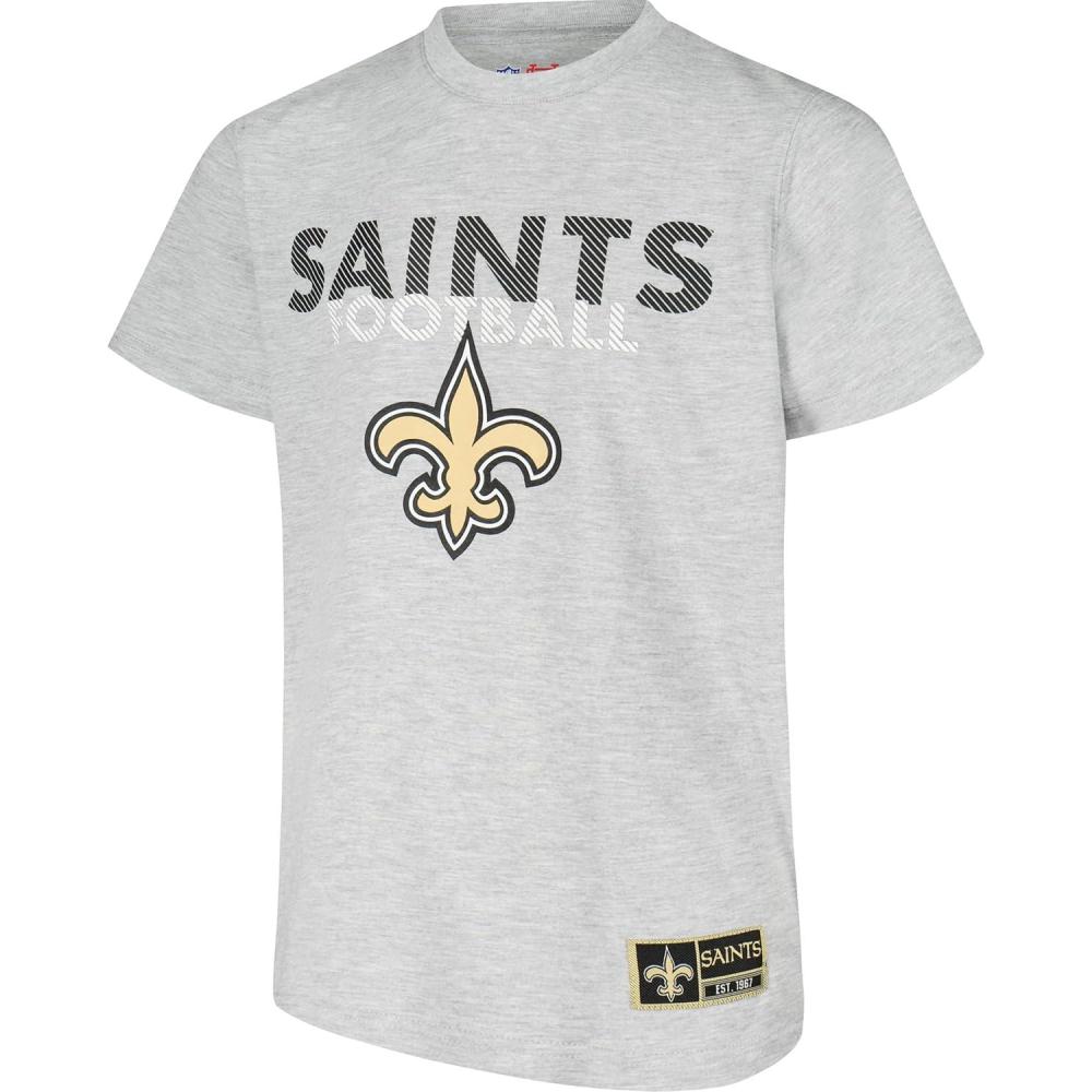 imageUltra Game Youth NFL Official Super Soft Game Day TShirtNew Orleans Saints