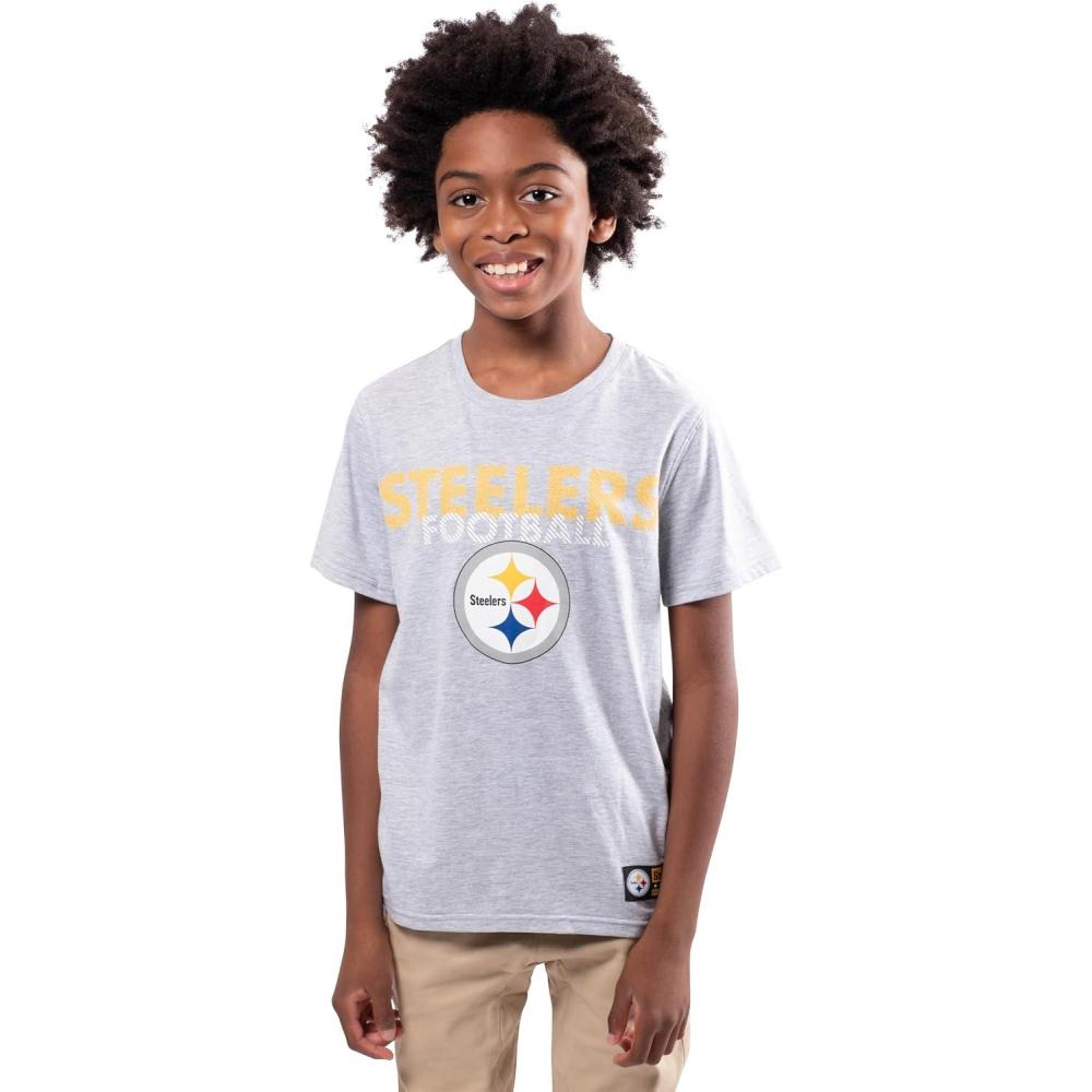 imageUltra Game Youth NFL Official Super Soft Game Day TShirtPittsburgh Steelers